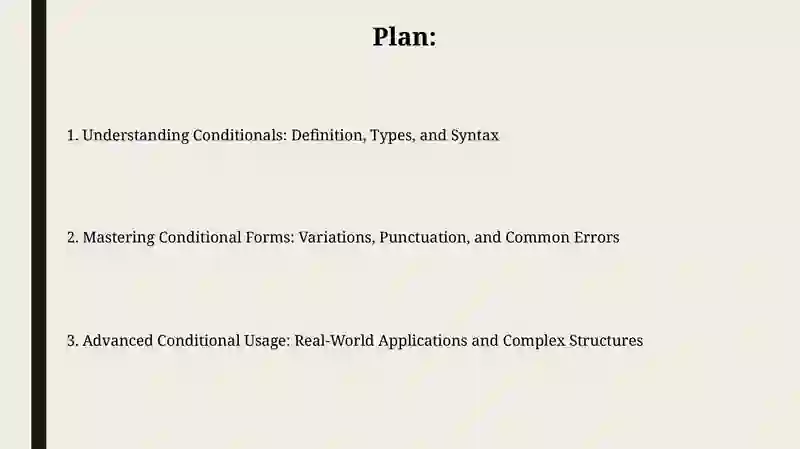 If conditional 2