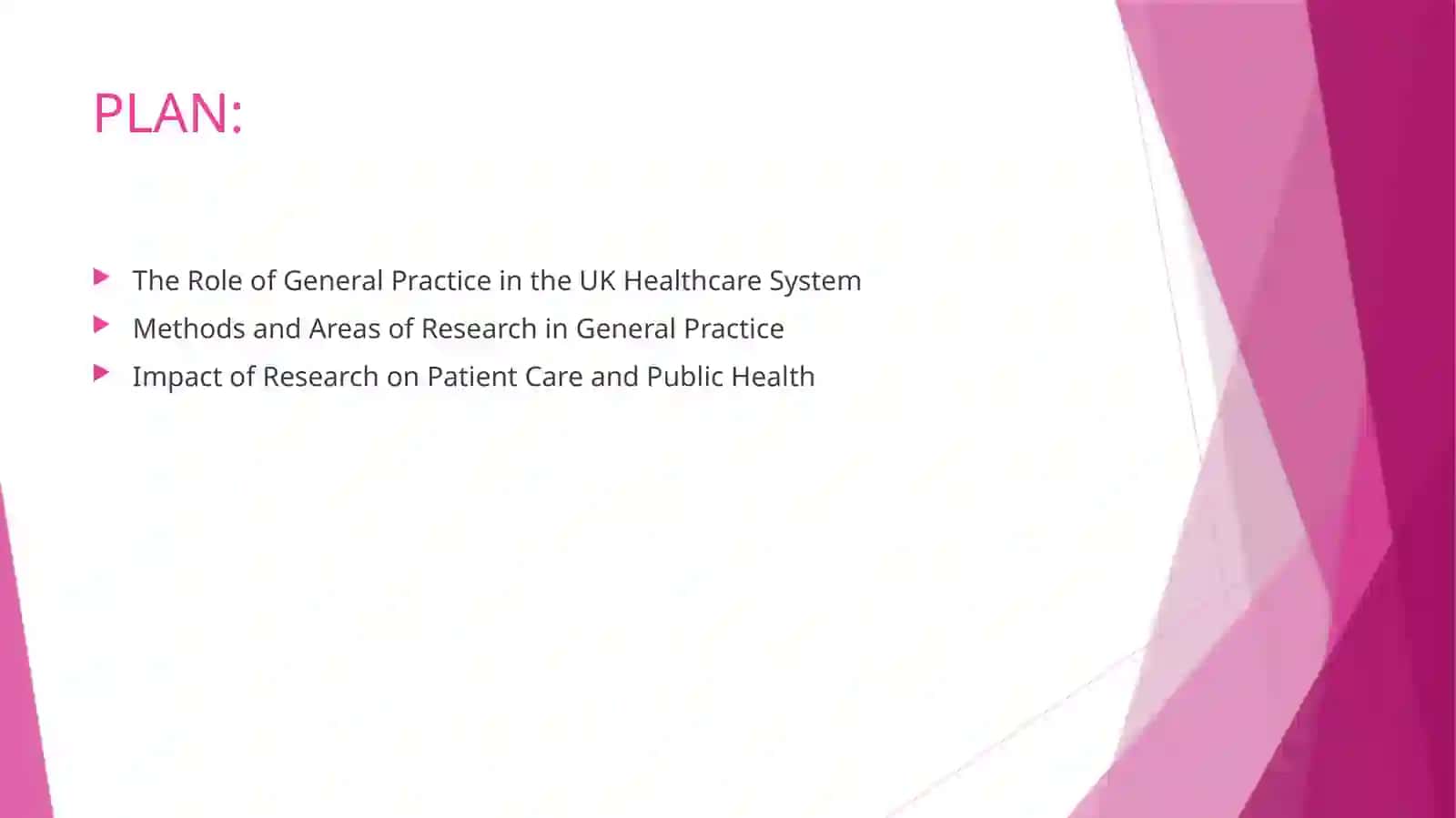 Research into General Practice in the UK 2