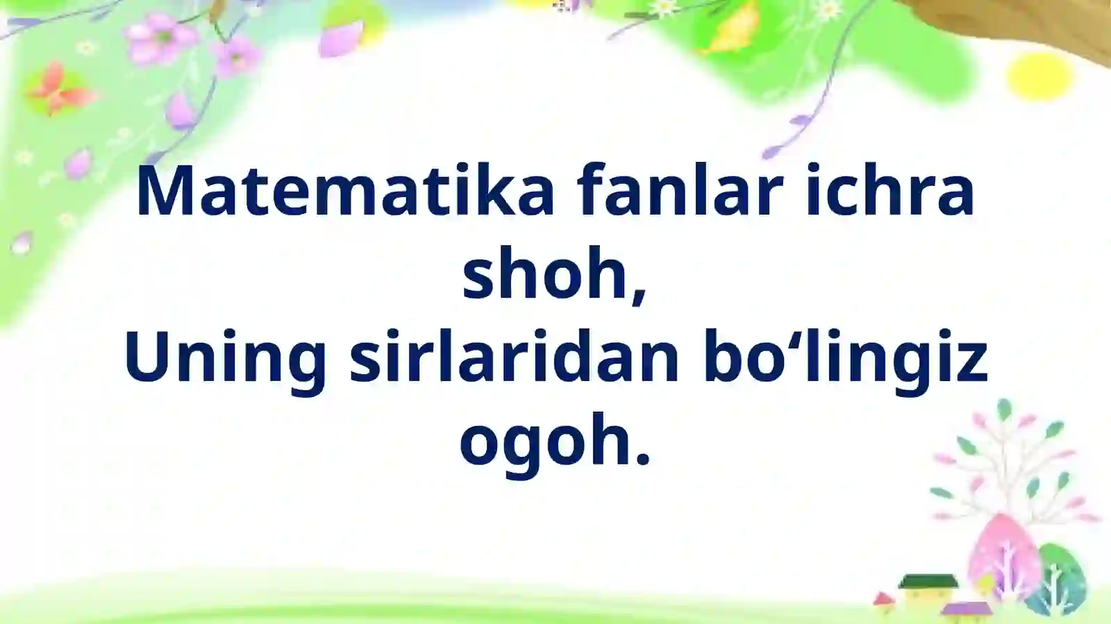 MATEMATIKA 1-SINF 2