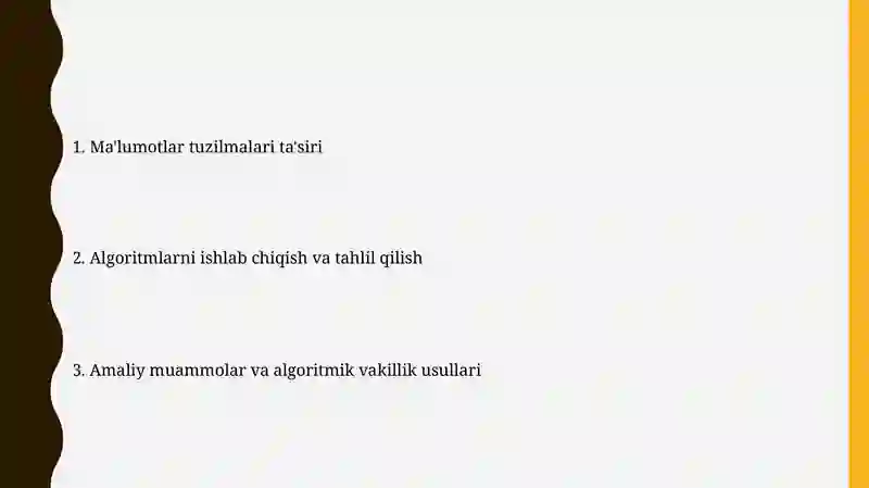 Algoritmlar va ularning berilish usullari 2