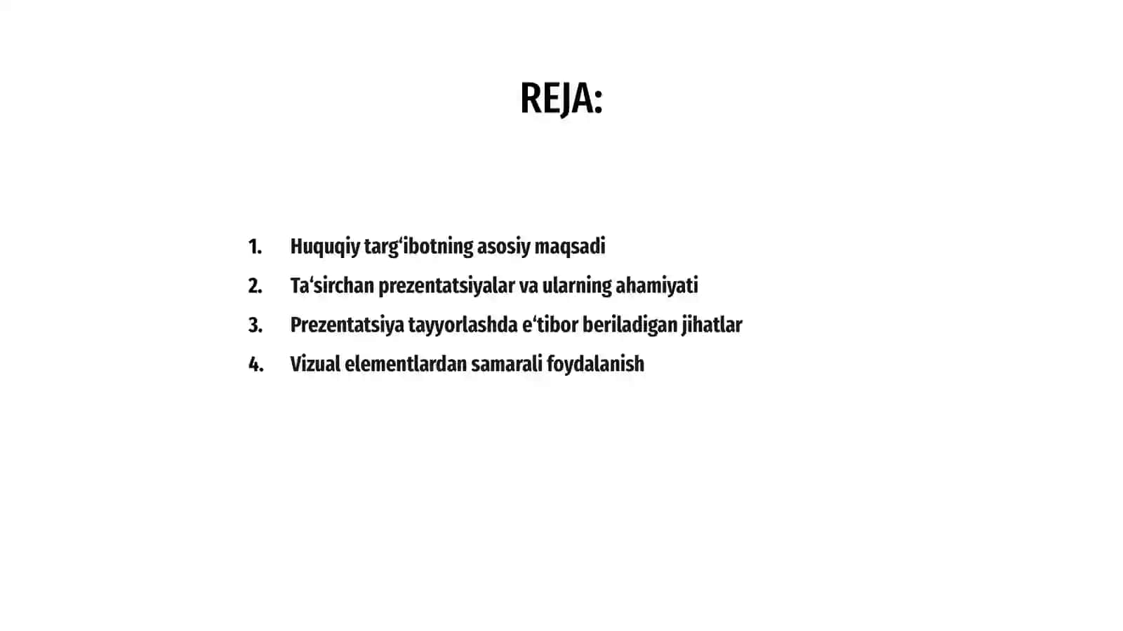 Huquqiy targ‘ibotda qo‘llaniladigan ta‘sirchan prezentatsiyalar 2