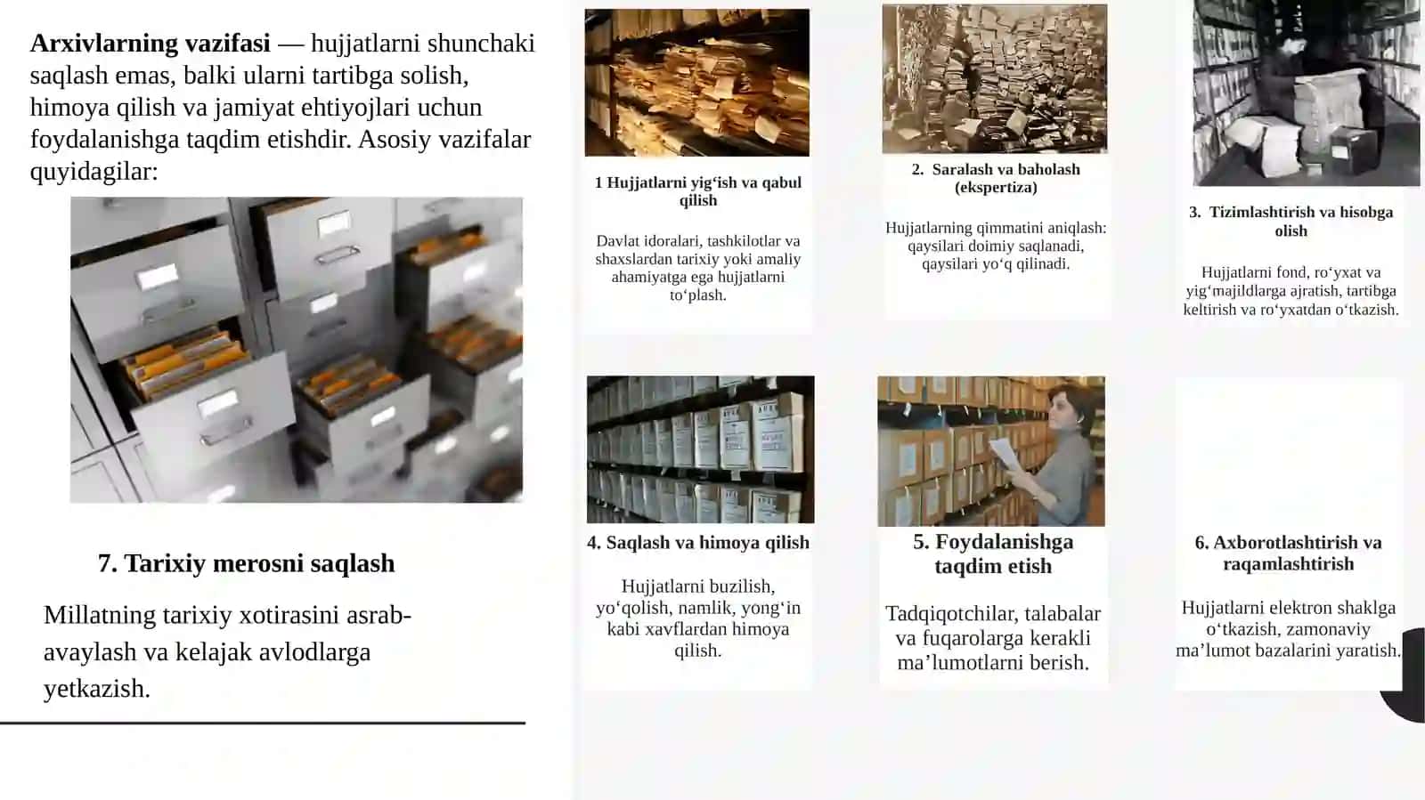 Tarixiy o’lkashunoslikni rivojlantirishda arxivshunoslikning o’rni 2