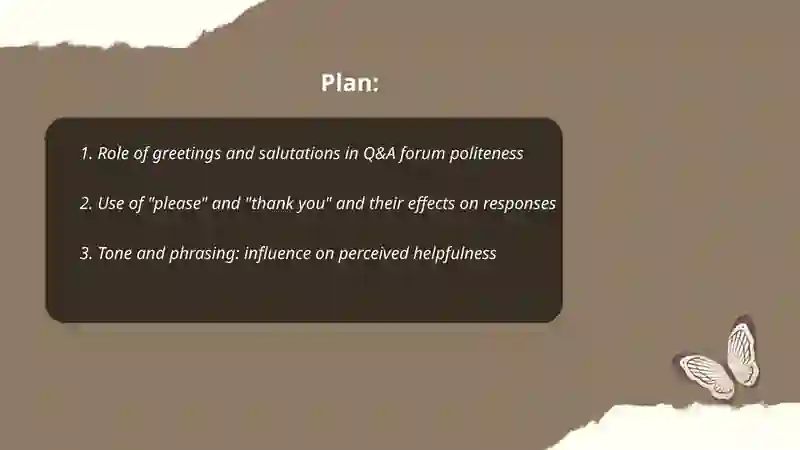 Politeness in question-and-answer forums 2