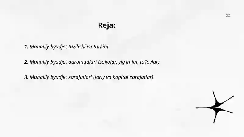 Mahalliy moliya 2