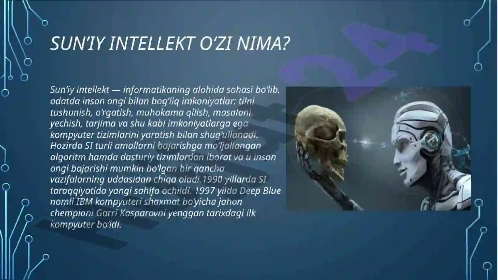 Sun’iy intellekt (AI) 2