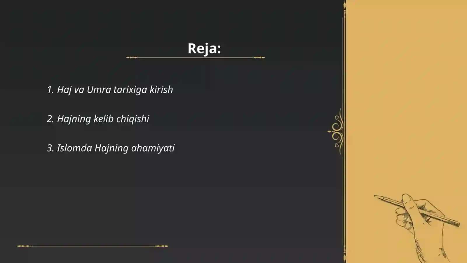 Haj va Umra tarixiga kirish 2