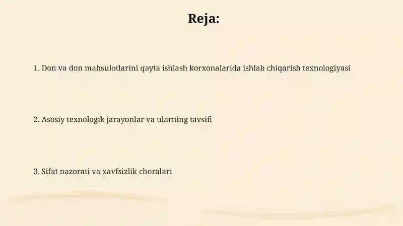 Don va don mahsulotlarini qayta ishlash korxonalarida ishlab chiqarish texnologiyasi 2