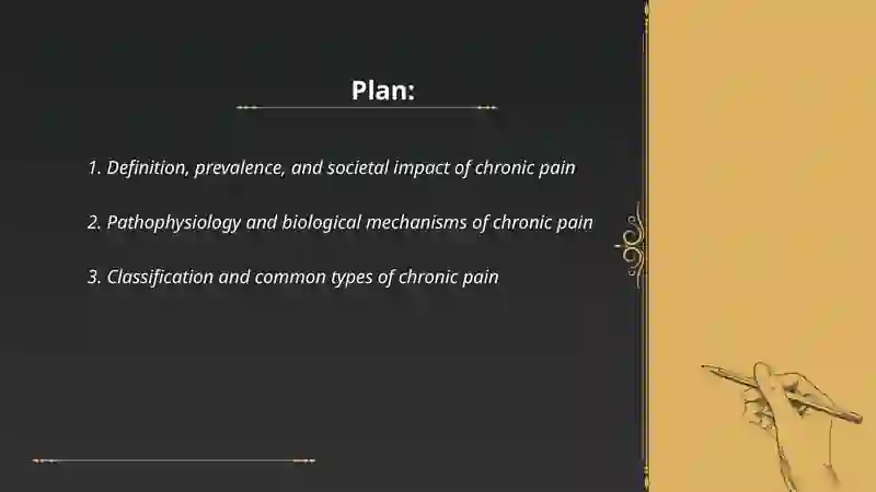 Chronic pain. Make a presentation 2