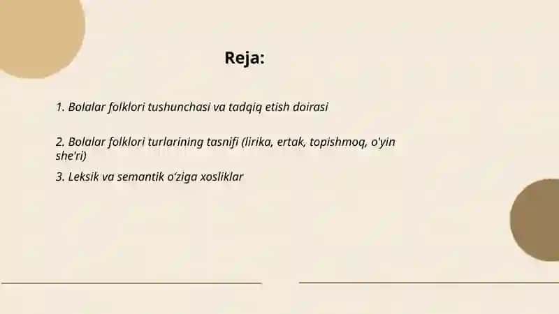 Bolalar folklori 2