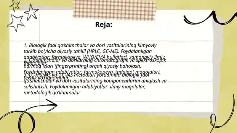Biologik faol qo‘shimchalar va dori vositalarining qiyosiy tahlili 2