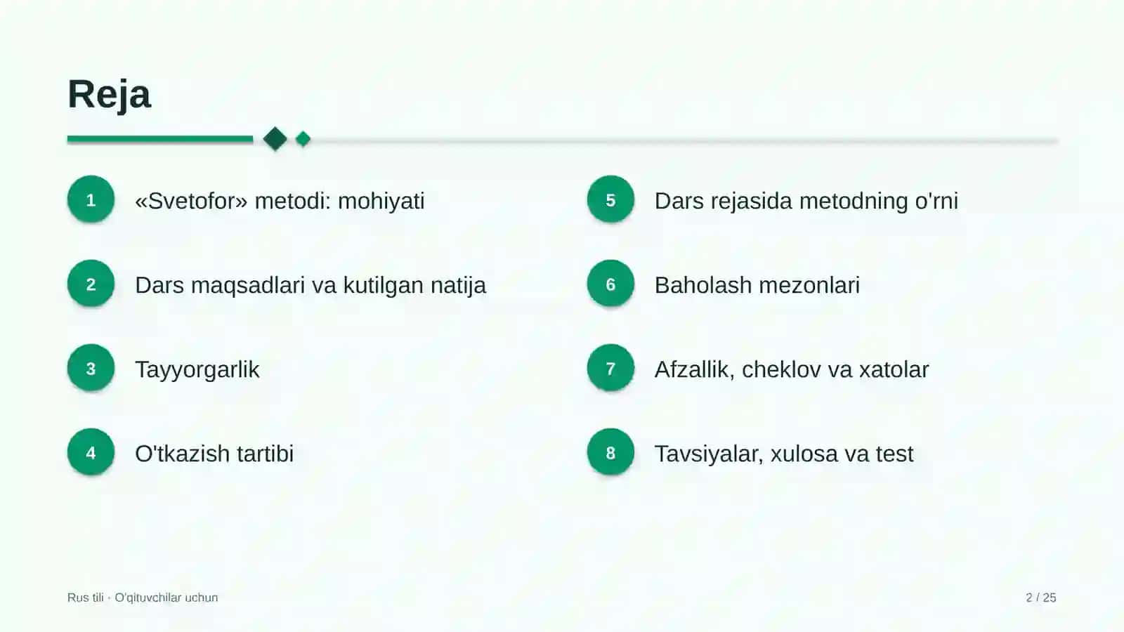 rus tili darslarida svetofor metodidan foydalanish 4357 2