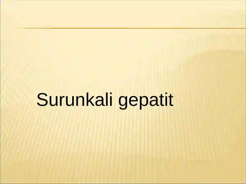 Surunkali gepatit 2