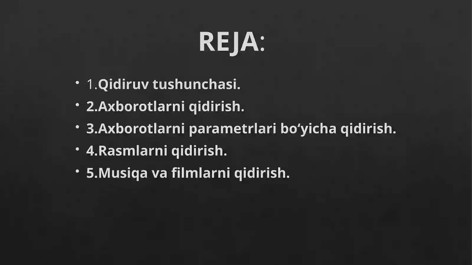 Internetda malumotlarni qidirish 2