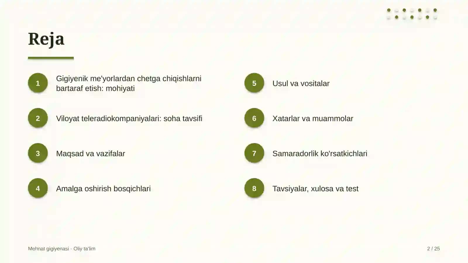 viloyat teleradiokompaniyalarida gigiyenik me'yorlardan chetga chiqishlarni bartaraf etish 5645 2