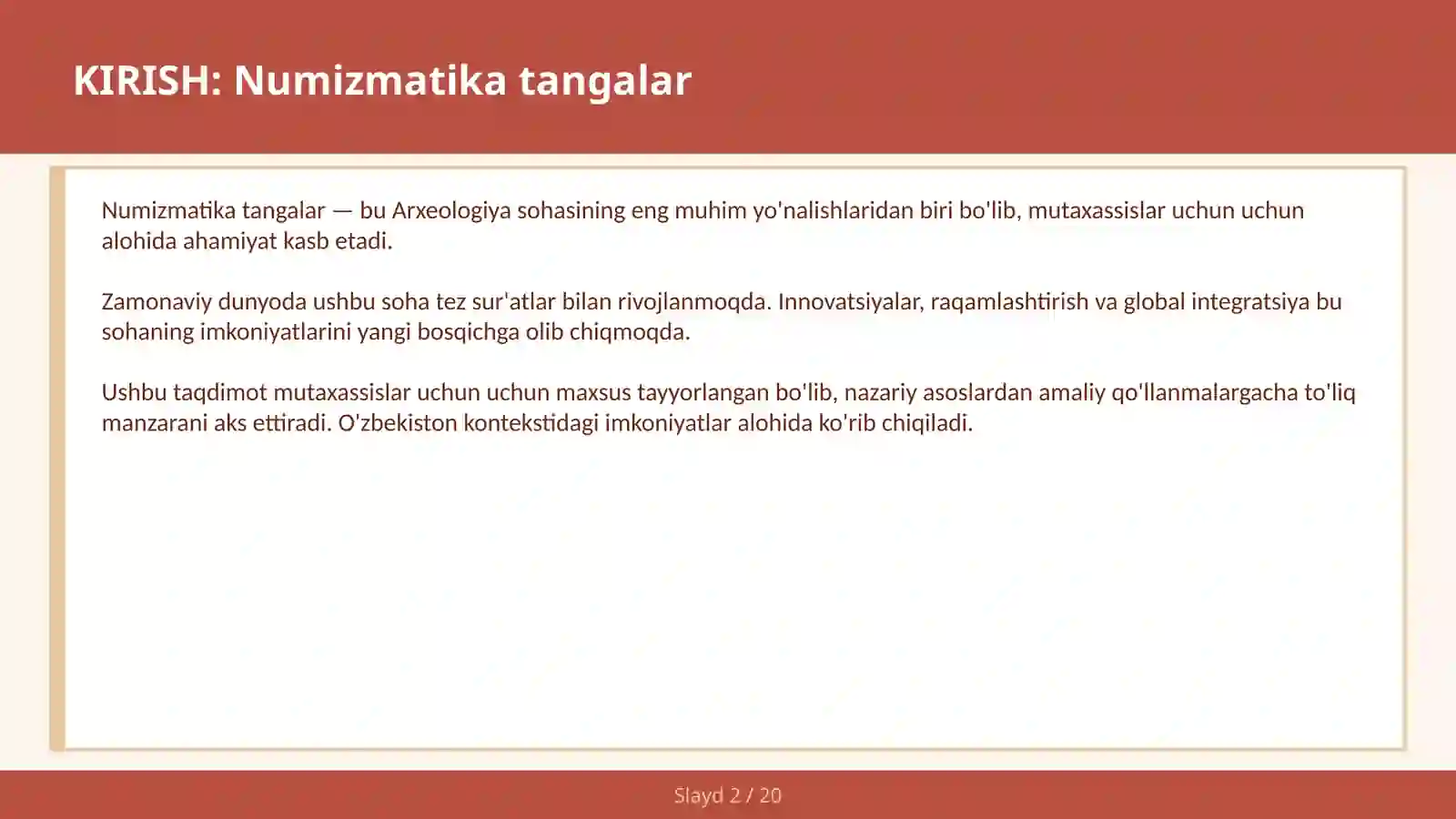 Numizmatika tangalar 2