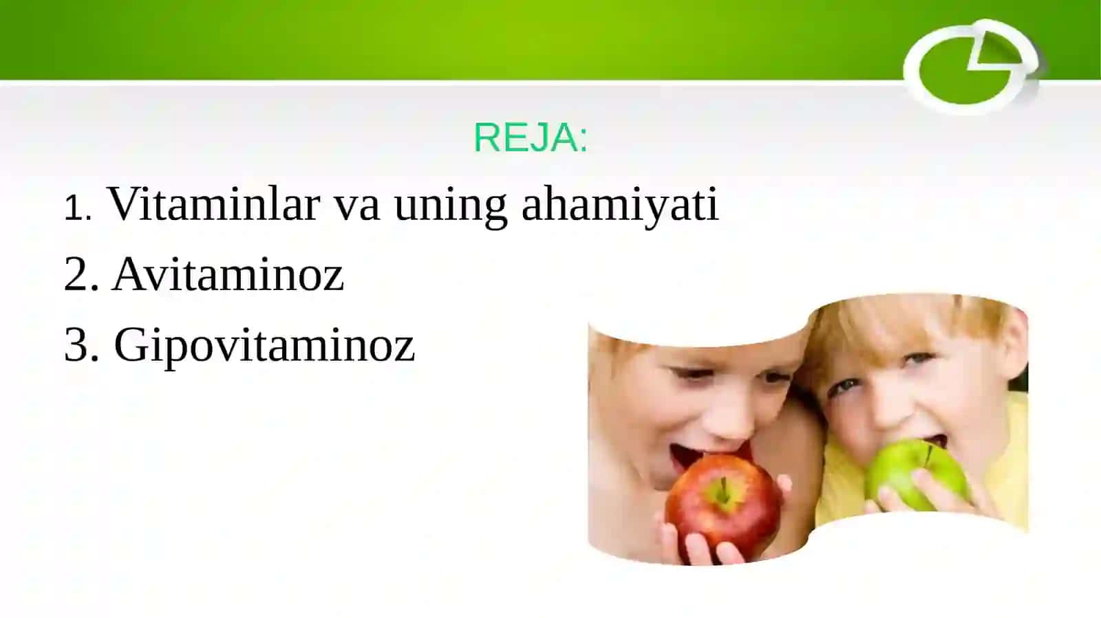 AVITAMINOZ VA GIPOVITAMINOZ 2