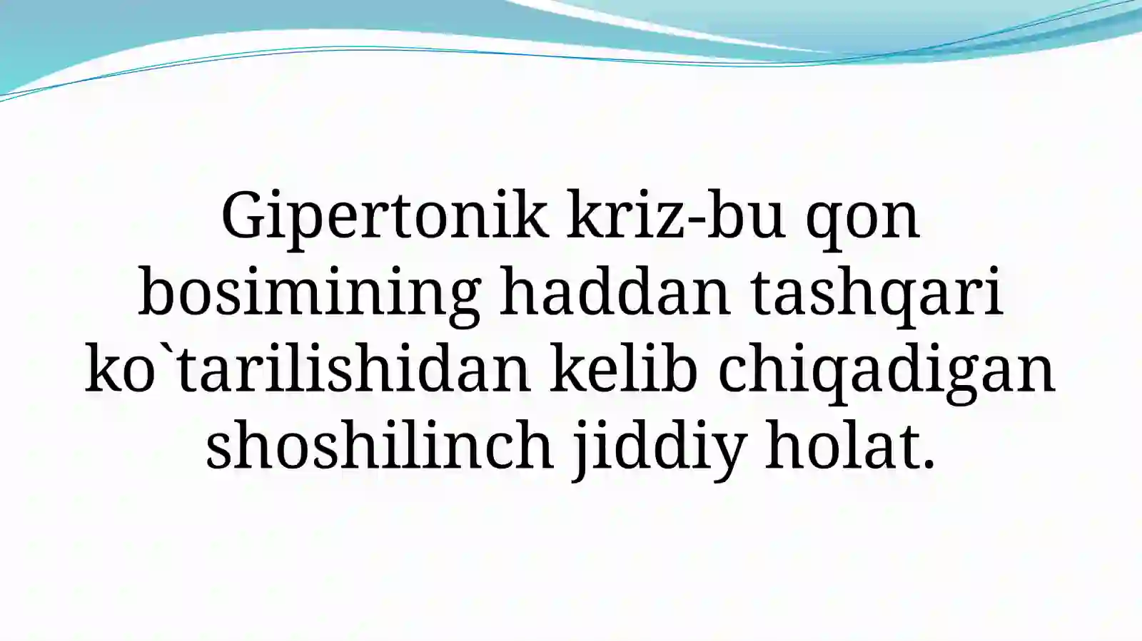 Gipertonik kriz 2