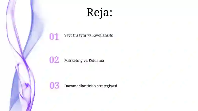 Web sayt yaratish 2