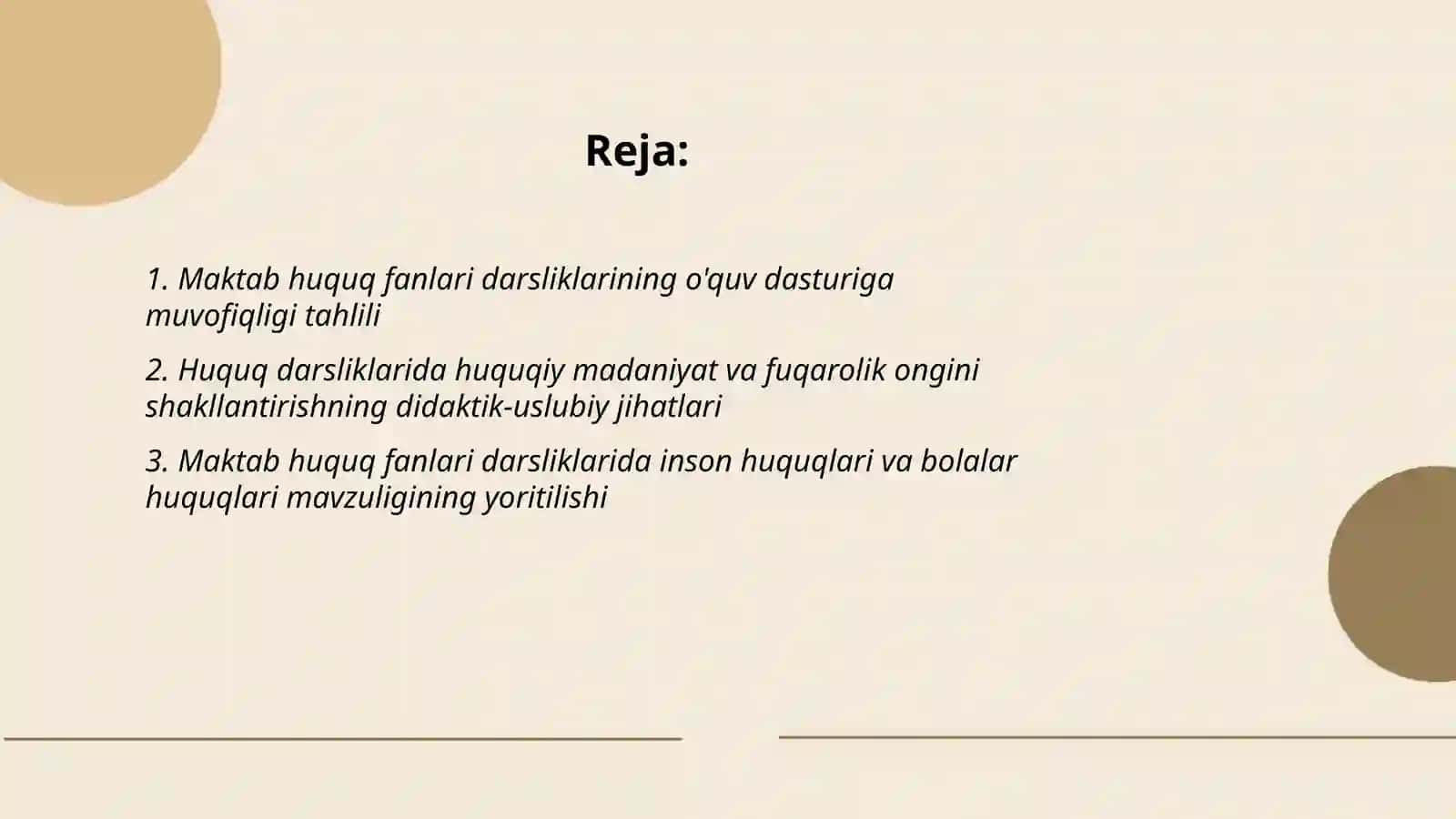 Maktab huquq fanlar darsliklar tahlili 2