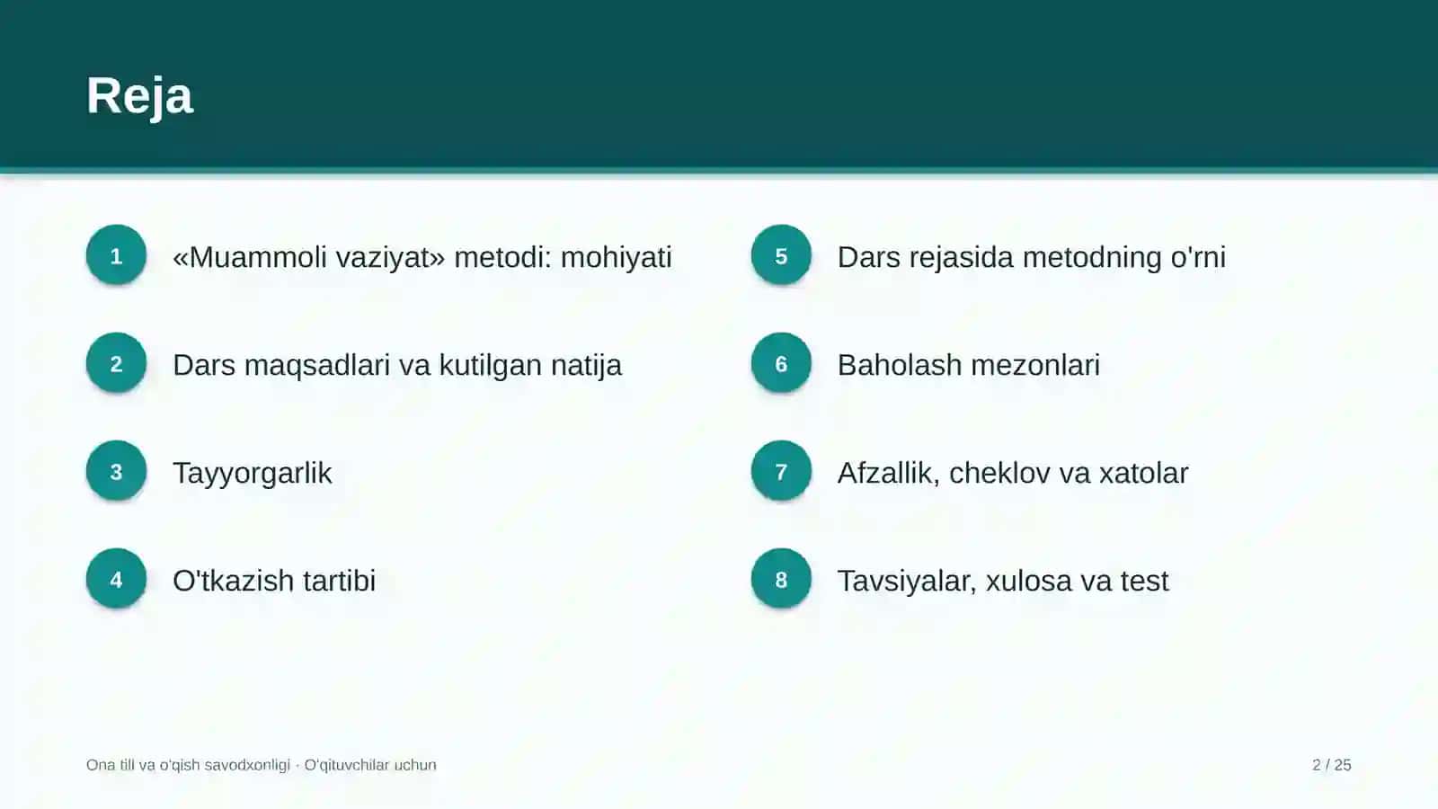 ona tili va o'qish savodxonligi darslarida muammoli vaziyat metodidan foydalanish 9979 2