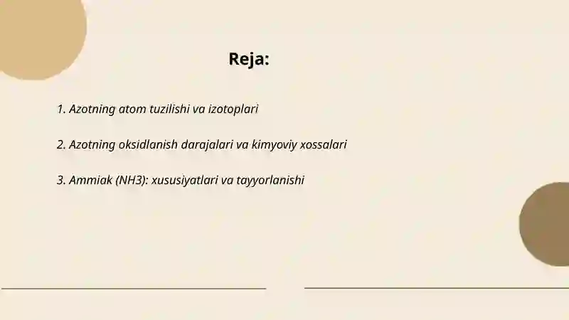 AZOT VA ULARNING BIRIKMALARI 2