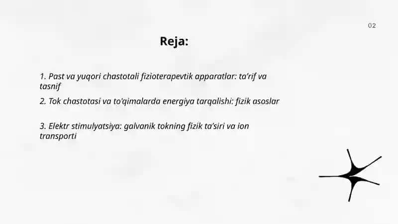 Past va yuqori chastotali fizioterapevtik apparatlar 2