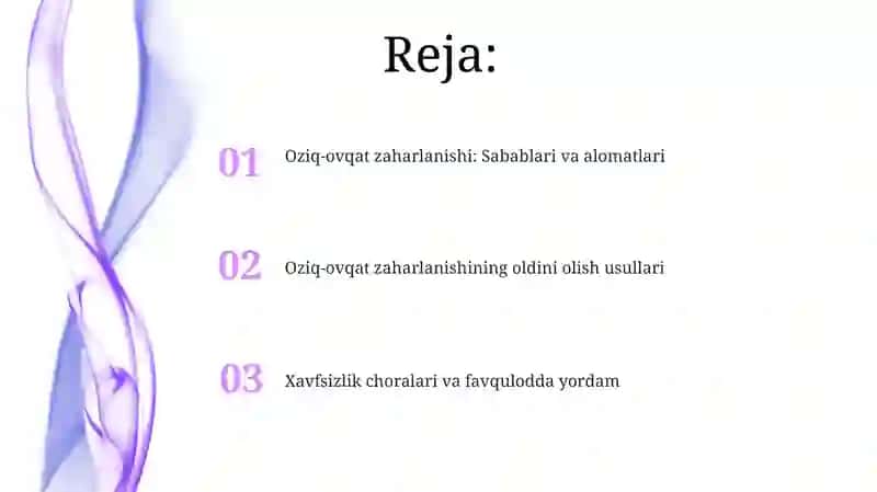 Oziq-ovqat zaharlanishlar va ularning profilaktikasi 2
