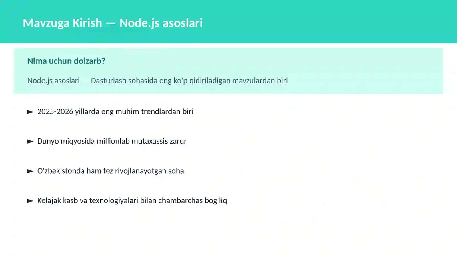 Node.js asoslari 2