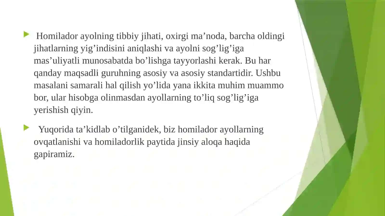 O’smirlar sog’lig’ining tibbiy va ijtimoiy muammolari 2