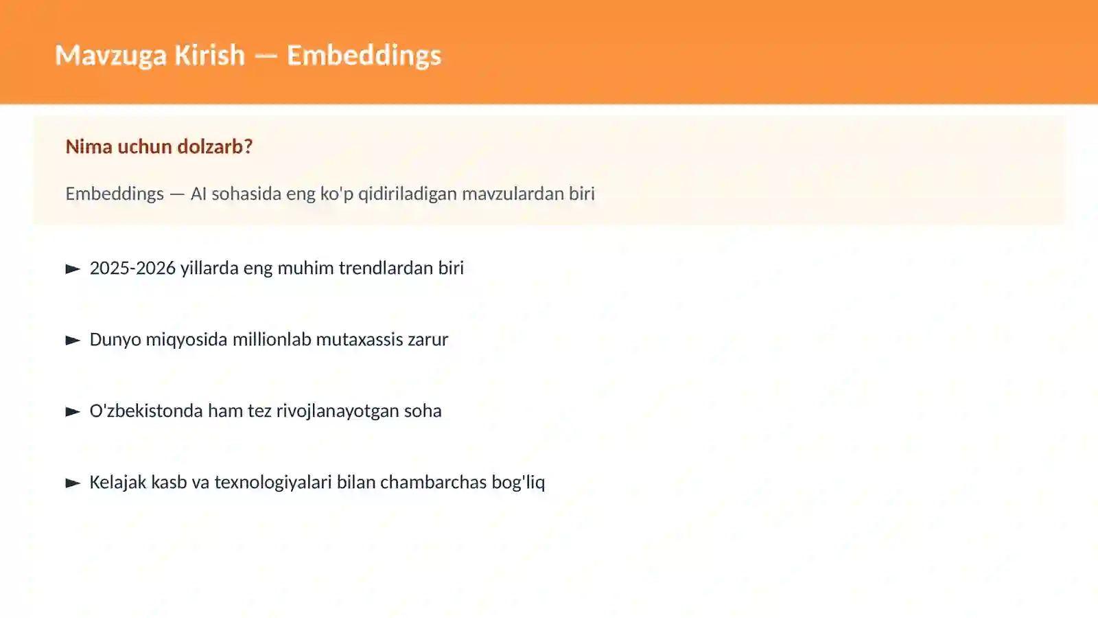 Embeddings 2