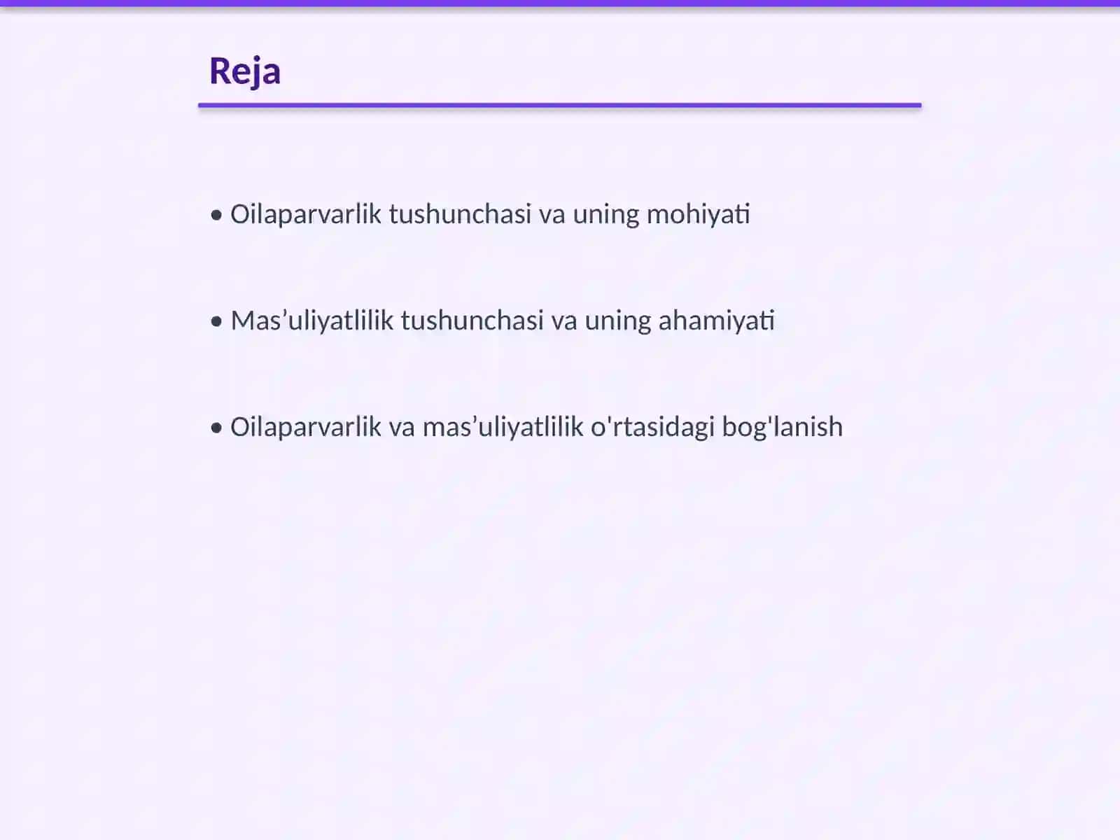 Oilaparvarlik va mas’uliyatlilikning jamiyatda tutgan o‘rni 2