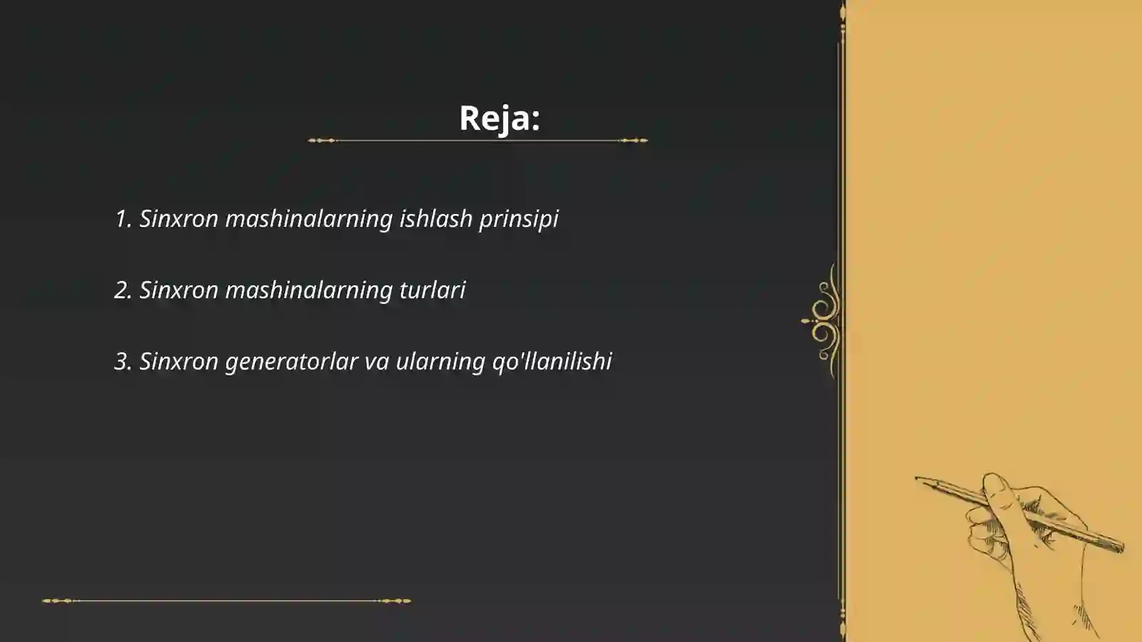 Sinhron mashinalar 2