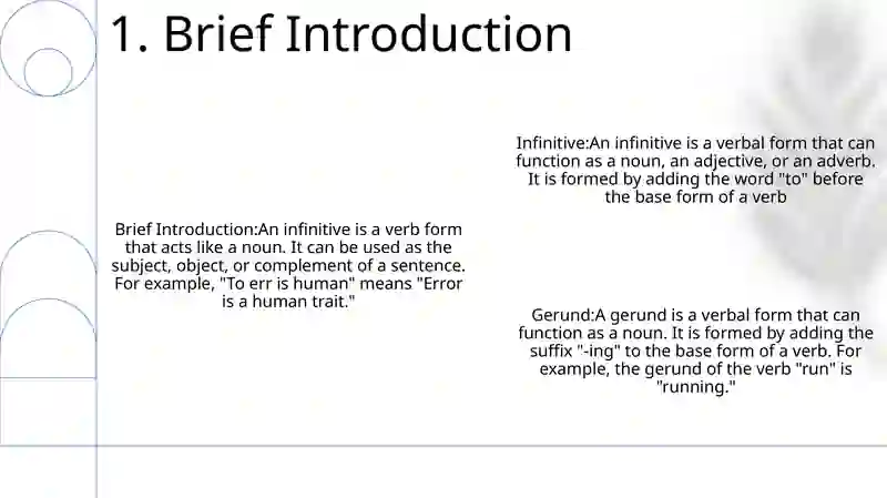 Infinitive Gerund 2