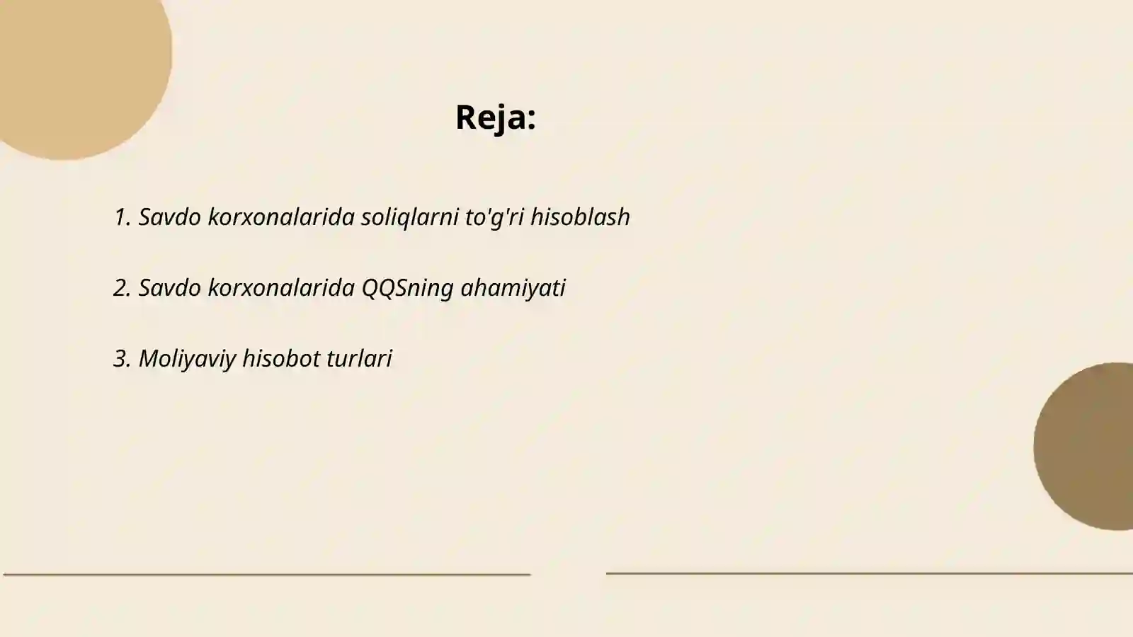 Savdo korxonalarida soliqlar hisobi va moliyaviy hisobot 2
