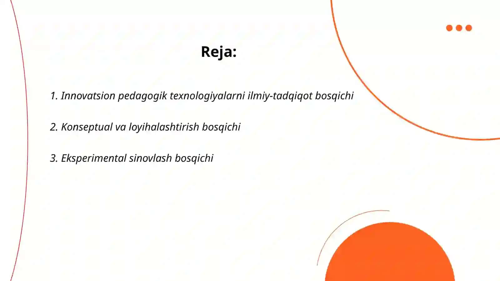Innovatsion pedagogik texnalogiyalarning bosqichlar 2