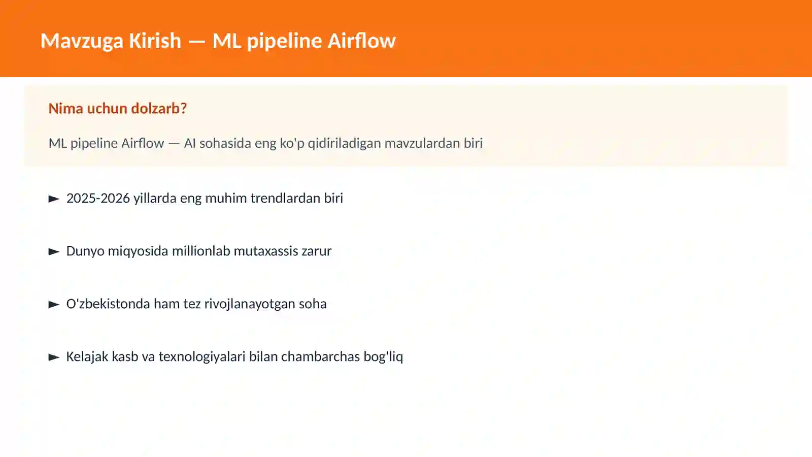 ML pipeline Airflow 2
