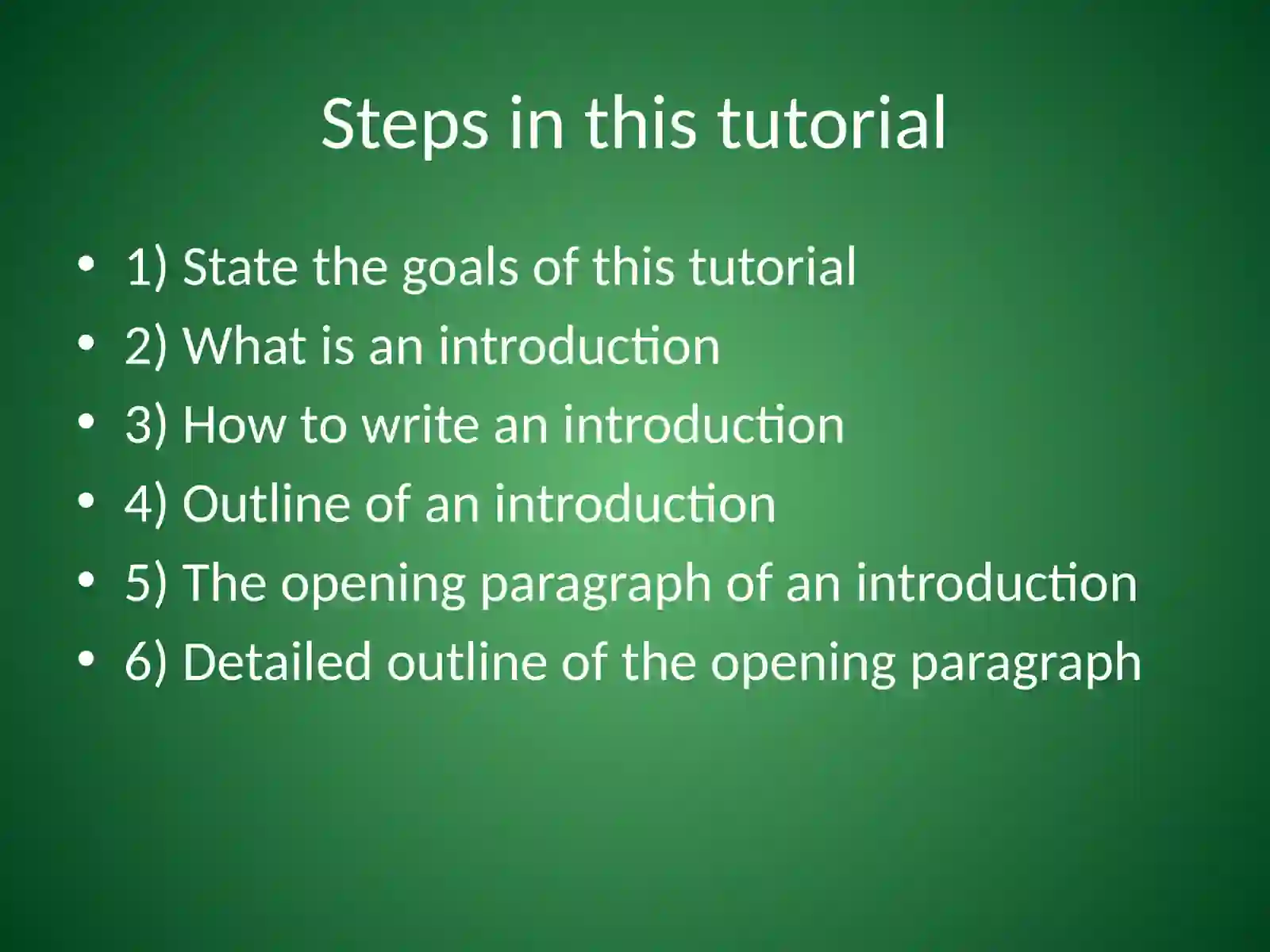 How to Write an Introduction 2