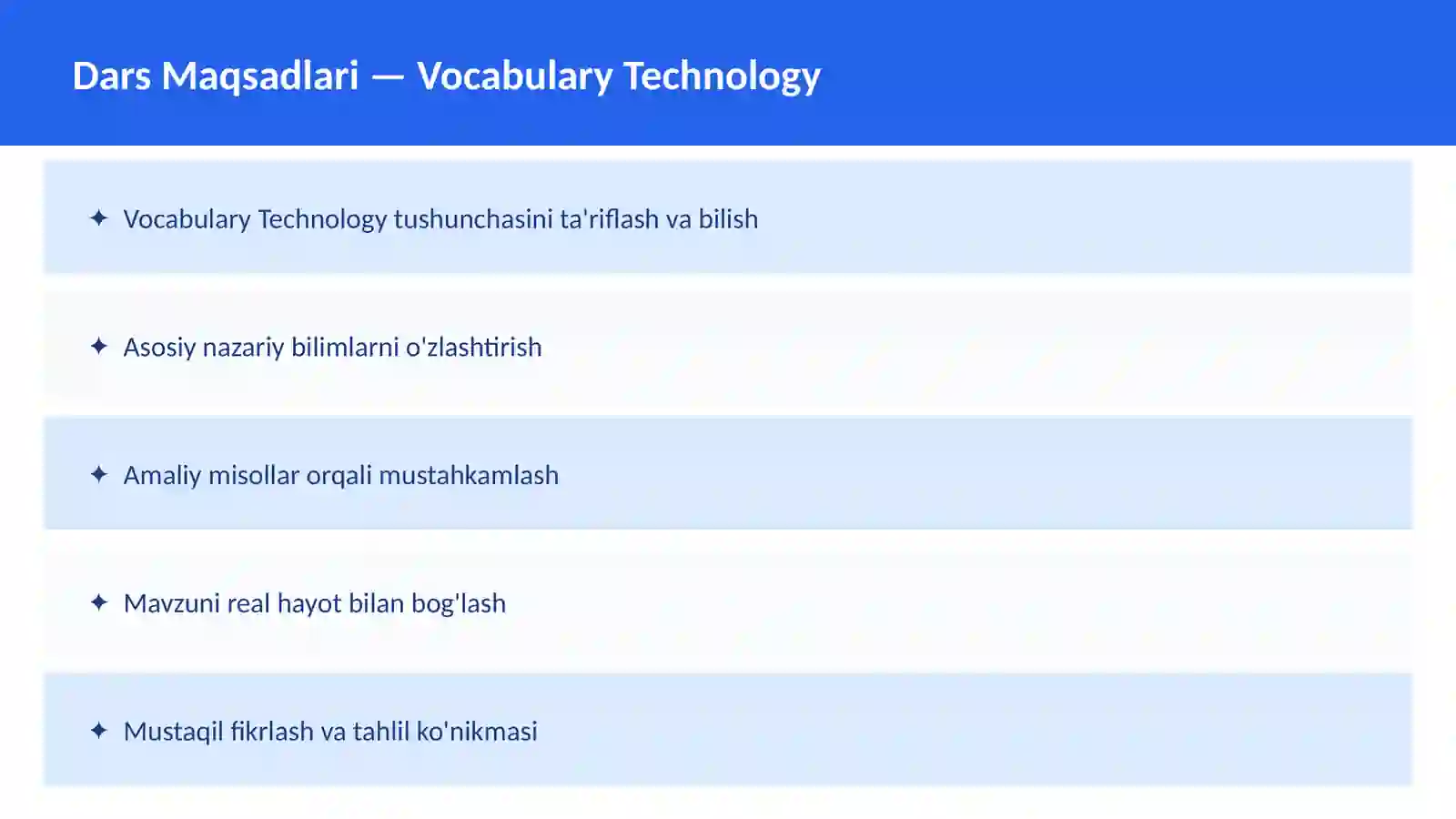 Vocabulary Education 2