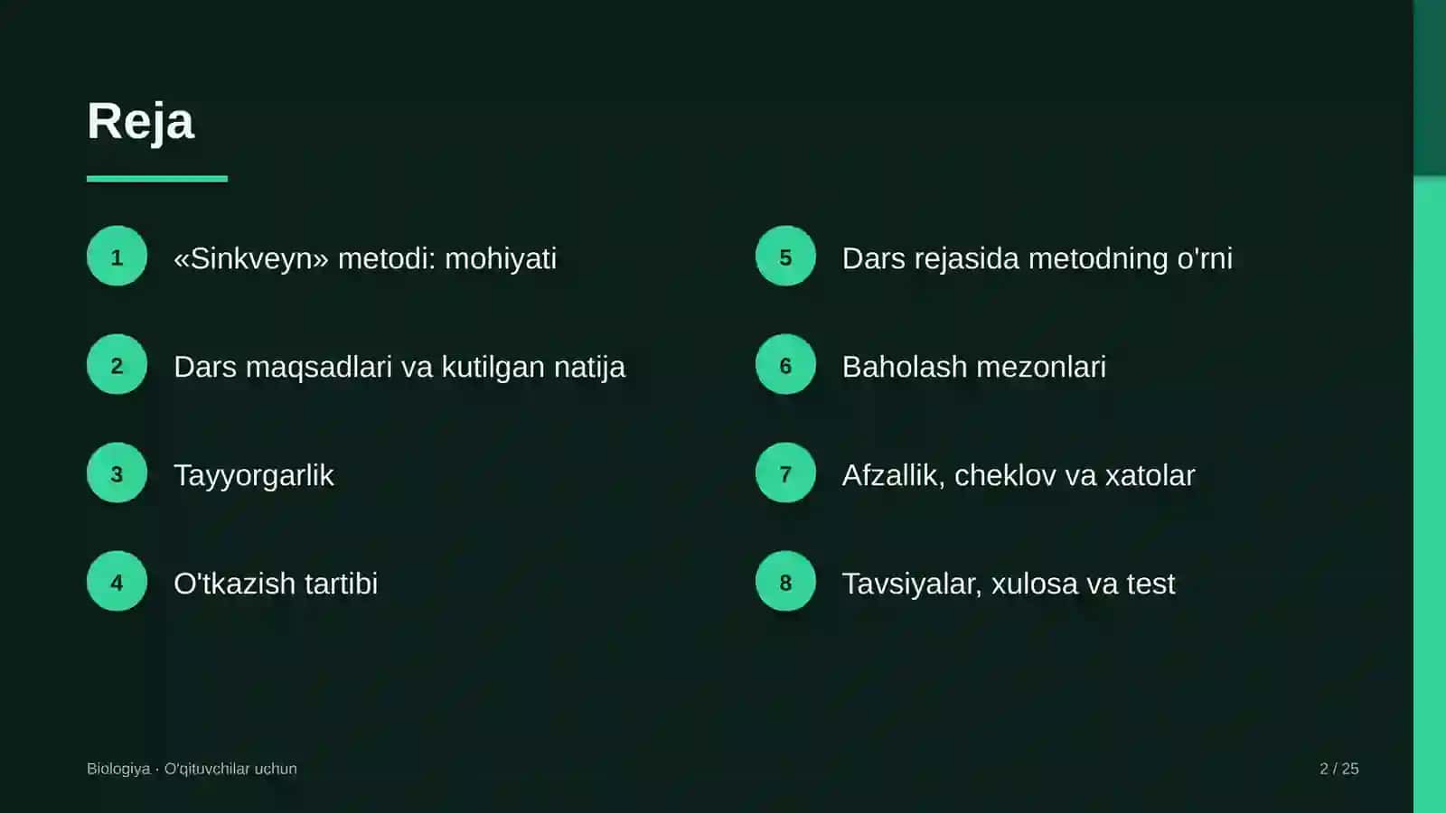 biologiya darslarida sinkveyn metodidan foydalanish 6900 2