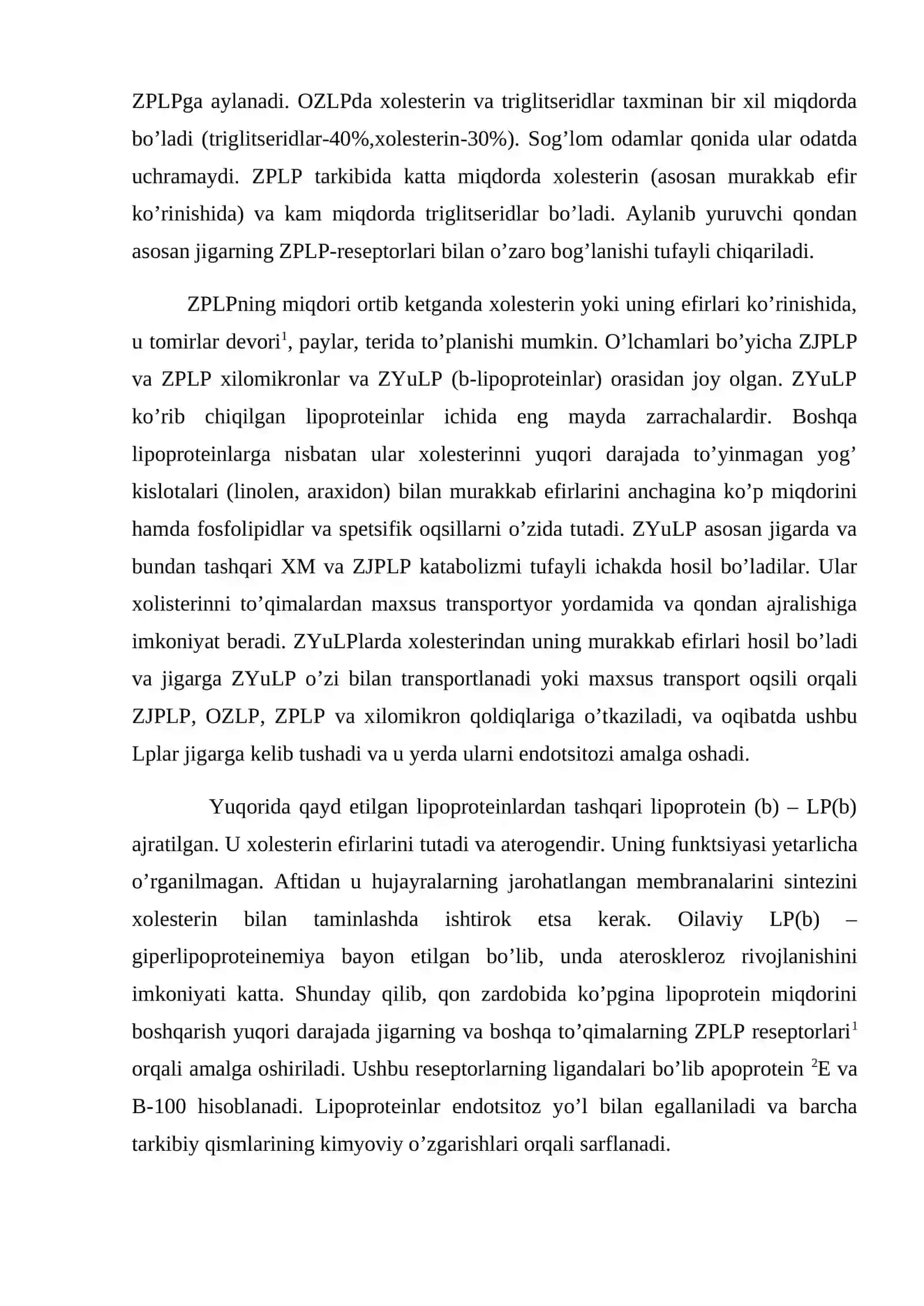 Giperlipoproteinemiyada qo’llaniladigan dori vositalari 2