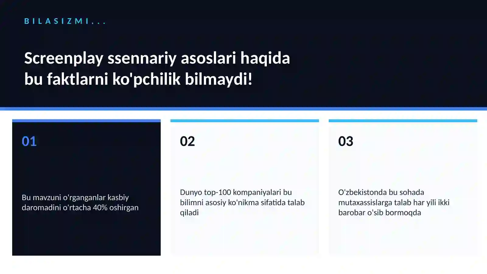 Screenplay ssennariy asoslari 2