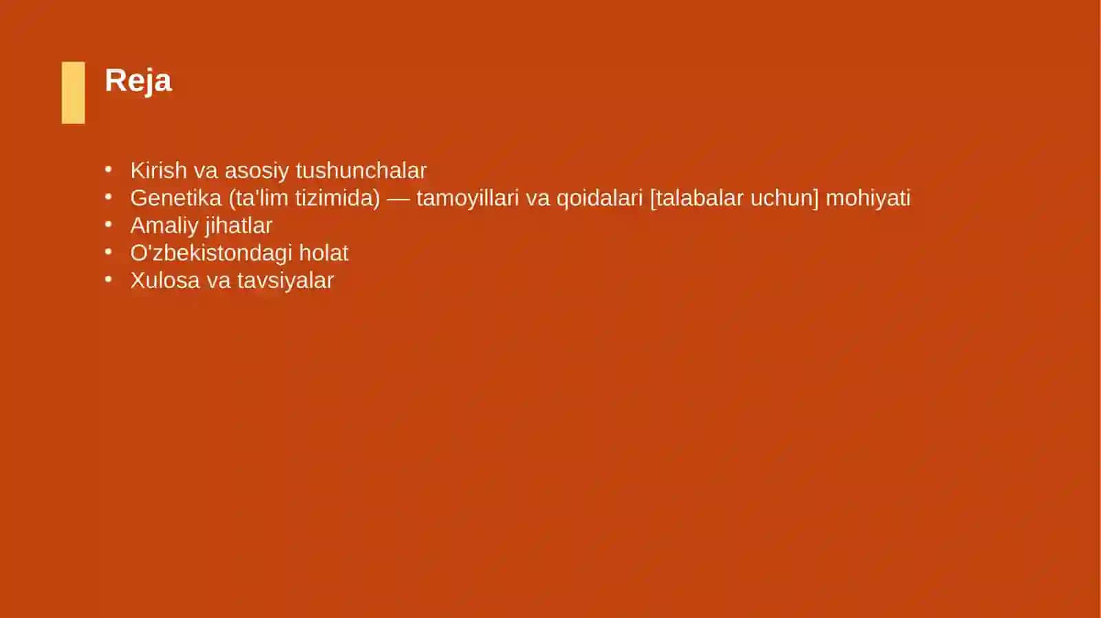 Genetika (ta'lim tizimida) — tamoyillari va qoidalari [talabalar uchun] 2