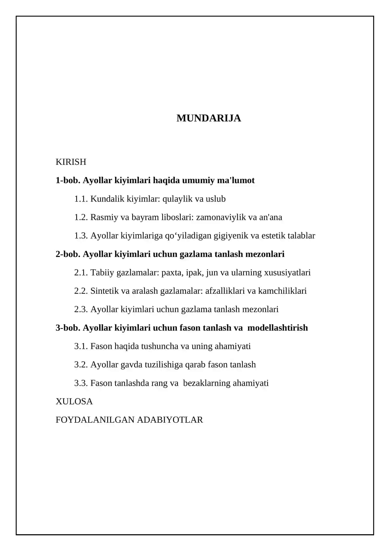 Ayollar kiyimlari haqida ma'lumot, ularga gazlama va fason tanlash 2