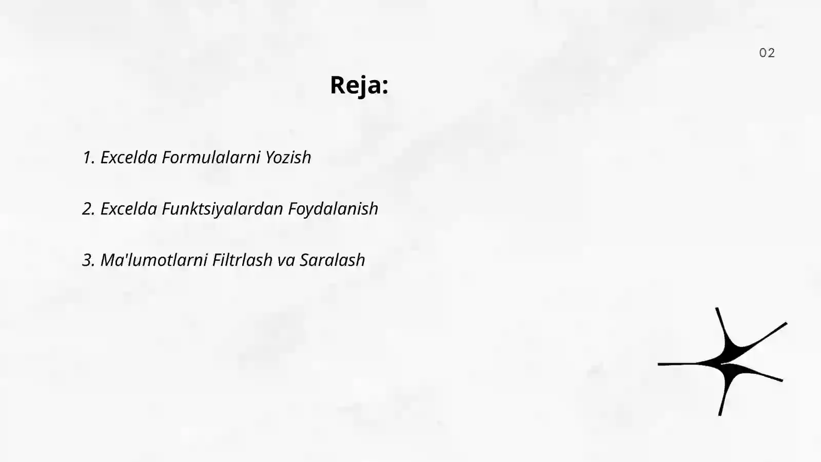 Excelda formulalarni yozish 2