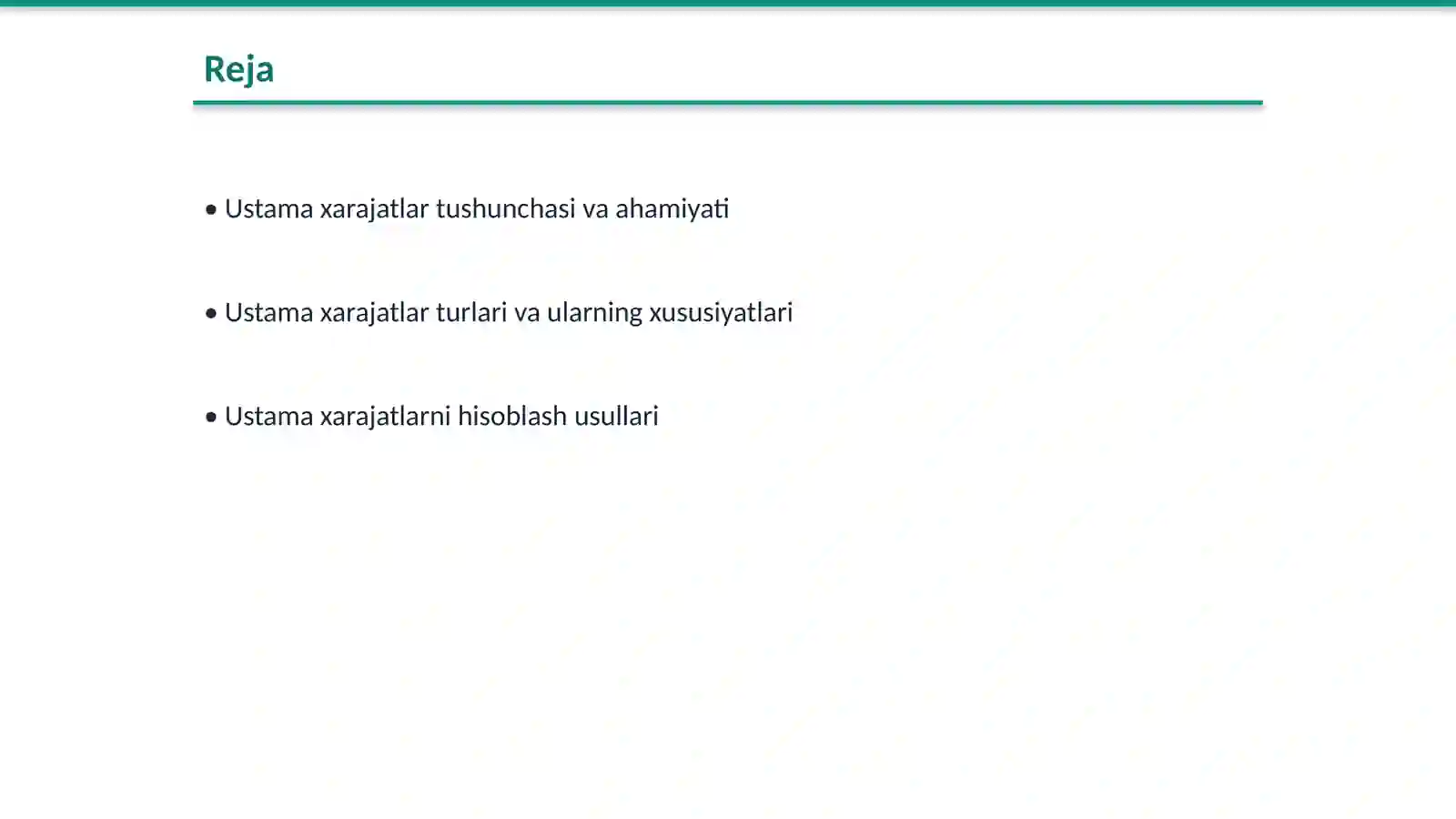 Ustama xarajatlar 2