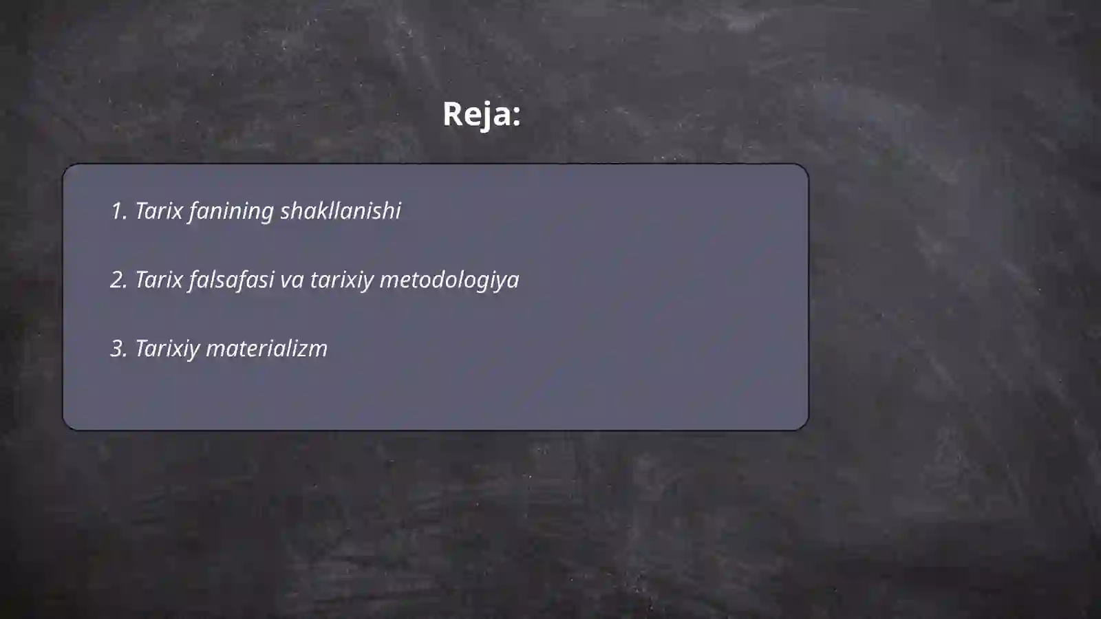 Tarix falsafasi 2