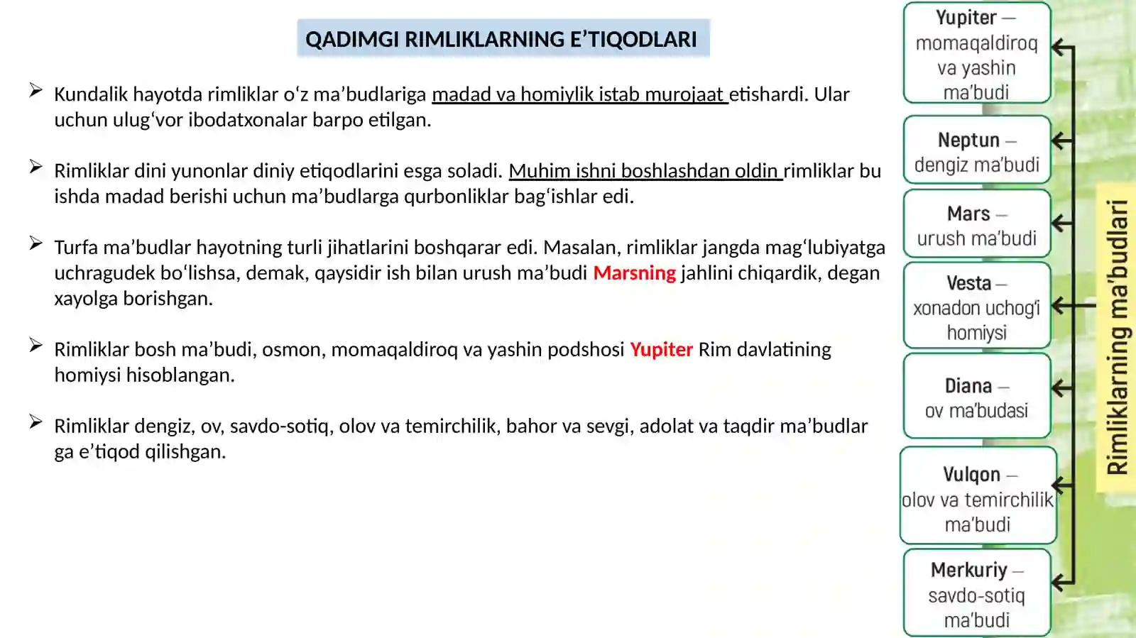 Rim respublikasida hayot 2