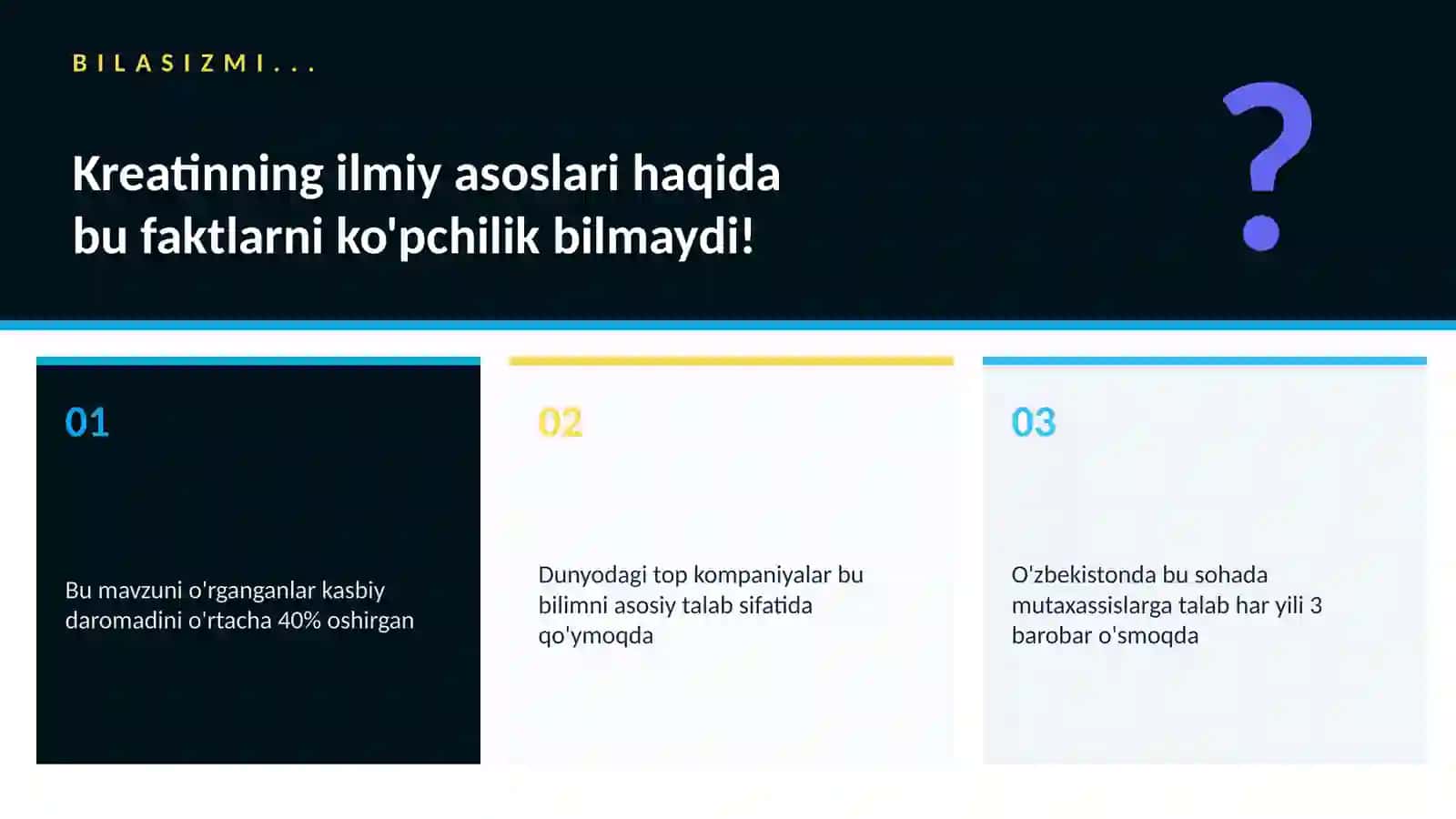 Kreatinning ilmiy asoslari 2