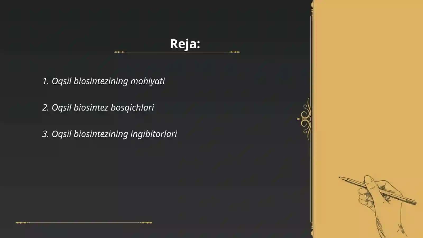 Oqsil biosintezi ingibitorlari 2
