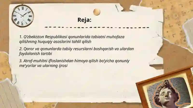 Tabiatni muhofaza qilishga doir qonunlar 2